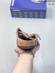 Birkenstock Boston Suede Clogs Brown Adjustable Buckle
