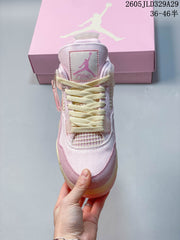 Nike Air Jordan 4 Retro OG Pink Mid-Top Sneakers IM4002