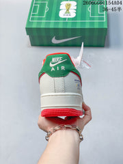 Nike Air Force 1 Low White Green Red WY0655-110