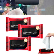 Car Windshield Oil Film Cleaning Wipes | Glass Cleaner + Hydrophobic Coating