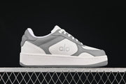Alo Yoga Recovery Mode Low-Top Sneakers, Grey/White