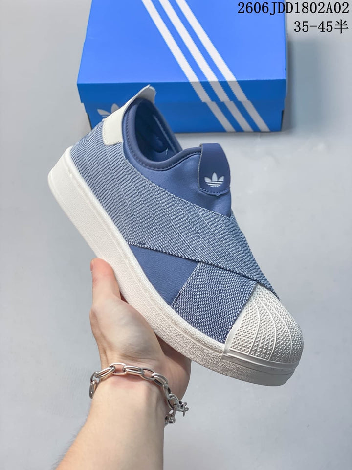 Adidas Originals Superstar 2 X Slip-On Sneakers Blue White KZ7554
