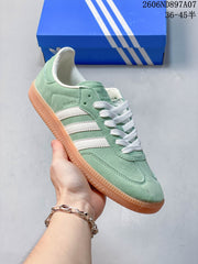 adidas Originals Samba Low-Top Sneakers, Mint Green/White, KH8706