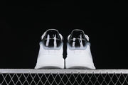 Alexander McQueen Oversized Sneakers White Black Heel