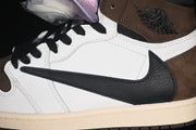 Travis Scott x Air Jordan 1 High OG Sneakers Brown White CD4487-001
