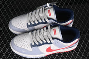 Nike Dunk Low Retro Supreme Gray, Navy and Red DM6868-045