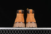 Timberland TB10069-1 Yellow Fleece-Lined Mid-Top Boots