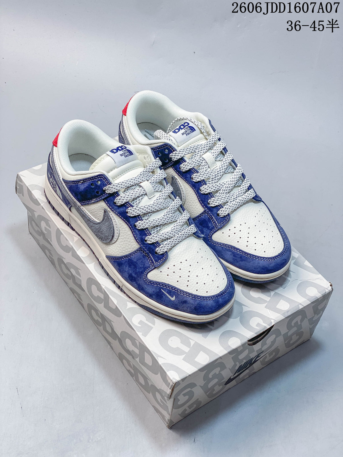 Nike SB Dunk Low Blue and White Sneakers