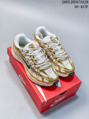 Nike Initiator Running Shoes in White and Gold