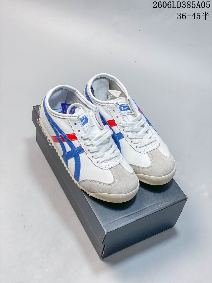Onitsuka Tiger Mexico 66 Deluxe Sneakers White Blue Red