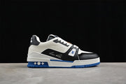 Louis Vuitton LV Trainer Sneaker White Blue Black