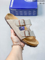 Birkenstock Arizona Two-Strap Sandals, Suede-Style Upper
