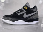 Nike Air Jordan 3 Retro Black Grey Sneakers