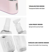 All-in-One Travel Toiletry Bottles Set – Leak-Proof, TSA Approved, BPA-Free