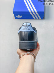 adidas Superstar 2 Sneakers in Charcoal and Light Blue
