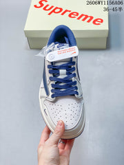 Jordan Air Jordan 1 Low OG SP White and Blue Sneakers