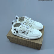 New York Yankees Low-Top Platform Sneakers, White