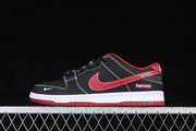 Nike SB Dunk Low Black and Red Low-Top Sneakers AJ6817-005