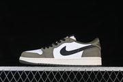 Jordan 1 Low OG Travis Scott Olive Sneakers HQ6998-200