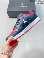 Jordan Court Connect Low-Top Sneakers Navy Red IQ5698-101