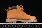 Timberland TB10069-1 Yellow Fleece-Lined Mid-Top Boots