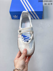 Adidas Samba Jane Mary Jane Sneakers White Pink KH6230