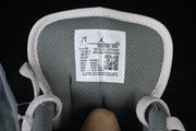 Air Jordan 1 Low Sneakers in White and Olive Green