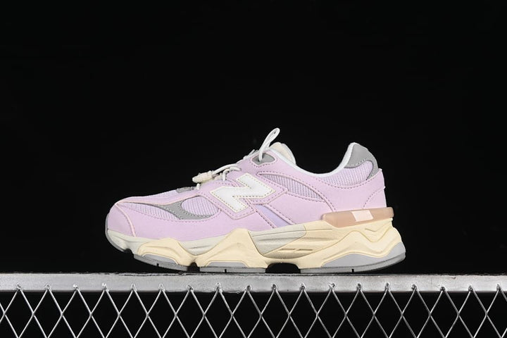 New Balance 9060 Kids Sneakers in Lavender and Grey