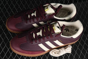 adidas Samba OG ID0477 Burgundy and Cream Sneakers