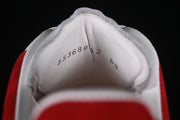 Alexander McQueen Oversized Sneakers, White and Red Heel