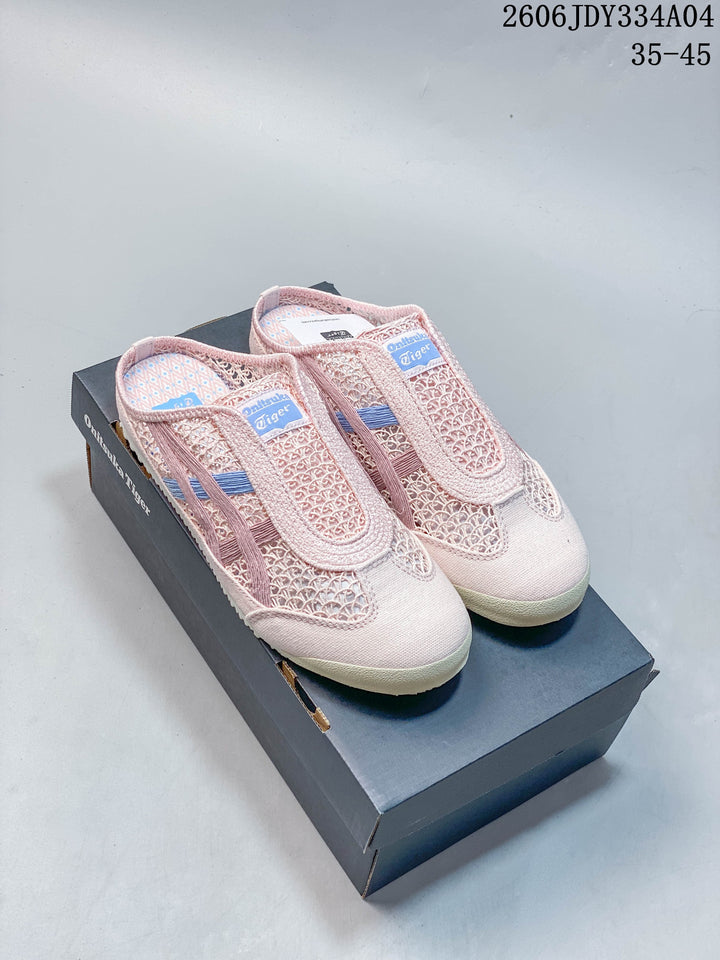 Onitsuka Tiger Mexico 66 Sabot Pink Slip-On Sneakers