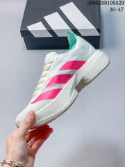 Adidas Adizero Adios Pro 4 Running Sneakers White Pink