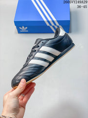 adidas Taekwondo Low-Top Sneakers in Black and White