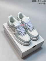 Nike Air Force 1 '07 Low Sneakers in White and Light Gray