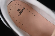 Alexander McQueen White Sneakers with Silver Mirror Heel