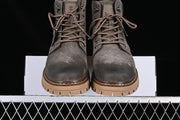 Timberland TB10076 Gray Mid-Top Casual Boots
