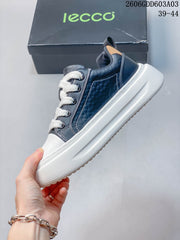 ECCO Biom Fjuel Low-Top Sneakers, Navy and White