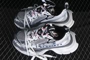 Balenciaga 3XL Split Logo Sneakers White Navy Grey