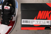 Air Jordan 1 Fearless High-Top Sneakers in Red, White and Blue