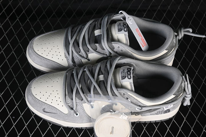 Nike SB Dunk Low The North Face Grey Strap Sneakers