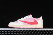 Jordan 1 Low OG Travis Scott Pink and White Sneakers IQ7604-101
