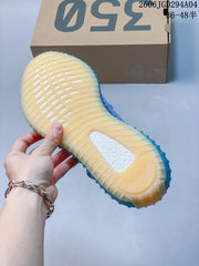 Adidas Yeezy Boost 350 V2 Blue Knit Sneakers TE9454