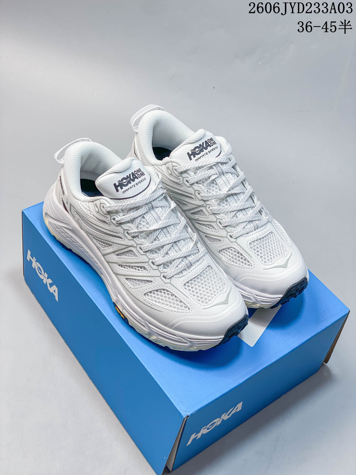 HOKA Mafate Speed TS Low Trail Running Shoes, White