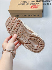 Miu Miu x New Balance 530 SL Sneakers in Beige