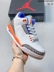 Jordan Air Jordan 3 Knicks Mid-Top Basketball Sneakers