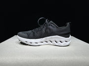 On Cloudsurfer Trail Black and White Trail Running Shoes
