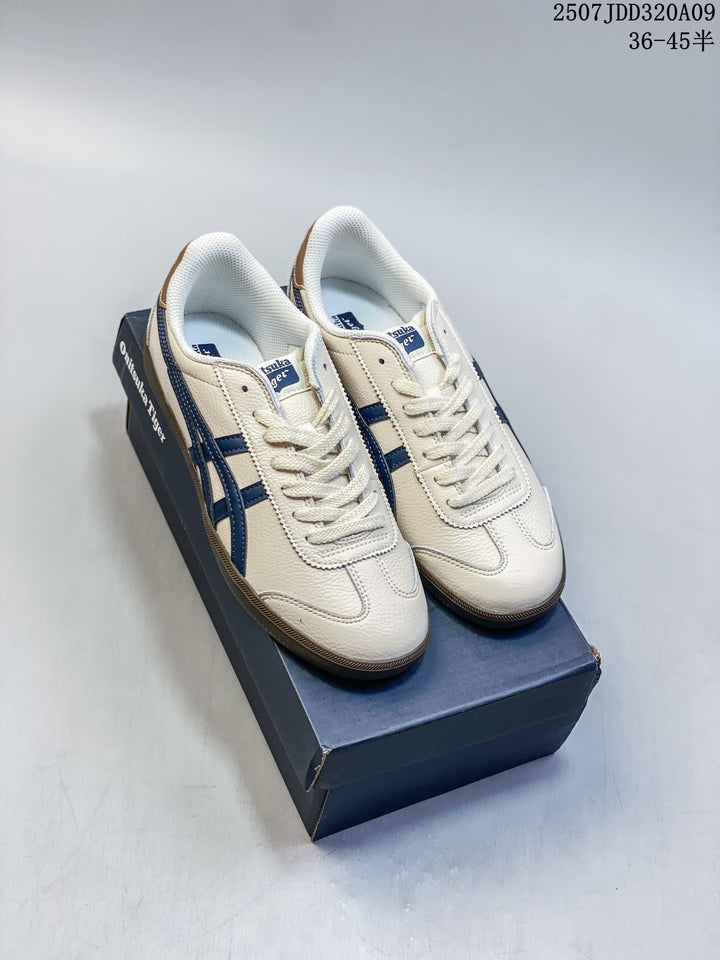 Onitsuka Tiger Tokuten Low-Top Sneakers Cream Navy