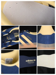 Adidas Gazelle Indoor IH6798 Navy Blue and Yellow Sneakers