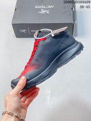 Arc'teryx Aerios FL GTX Trail Running Shoes, Red and Black