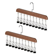Wooden Hat Hanger & Closet Organizer – Vintage & Natural Wood Styles
